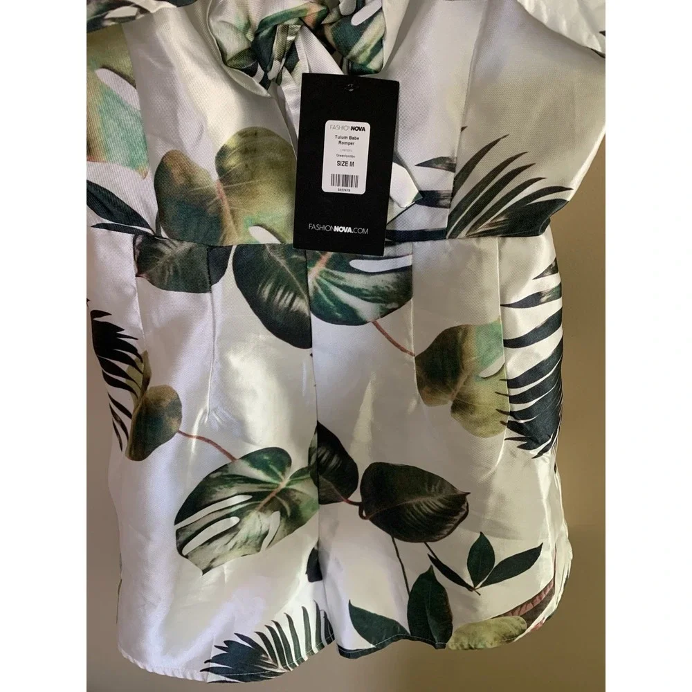 fashion nova Women's Tulum Babe‎ Romper womens size M NWT